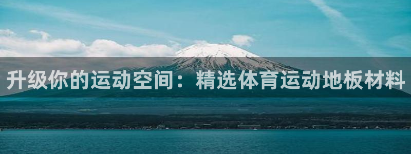 球深体育比分：升级你的运动空间：精选体育运动地板材料