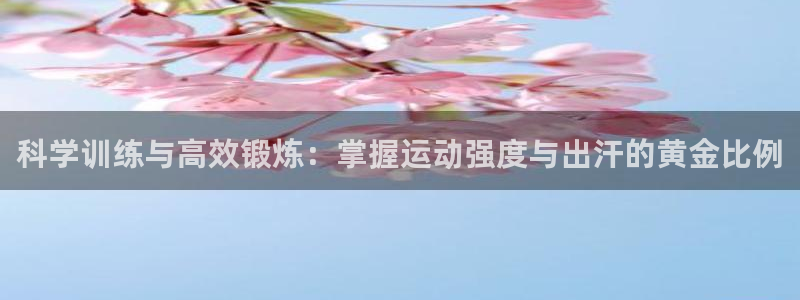 球深体育比分：科学训练与高效锻炼：掌握运动强度与出汗的黄金比例